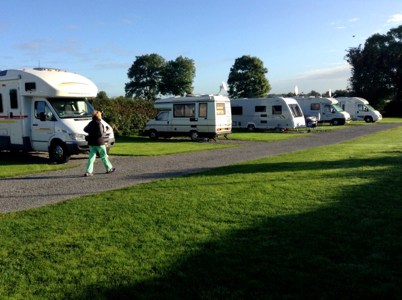 Clare Limerick - Adare Camping and Caravan Park Adare, Co. electricity hook ups and dedicated water connection - also suitable for touring caravans. 9-hole Pitch & Putt course, fully equipped childrens playground, all-weather floodlit Dog-Friendly Touring Caravan, Campervan, Motorhome
